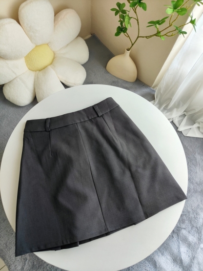 Eliza A-Line Pleated Skirt 显瘦西装A字百褶半身裙*3 colors