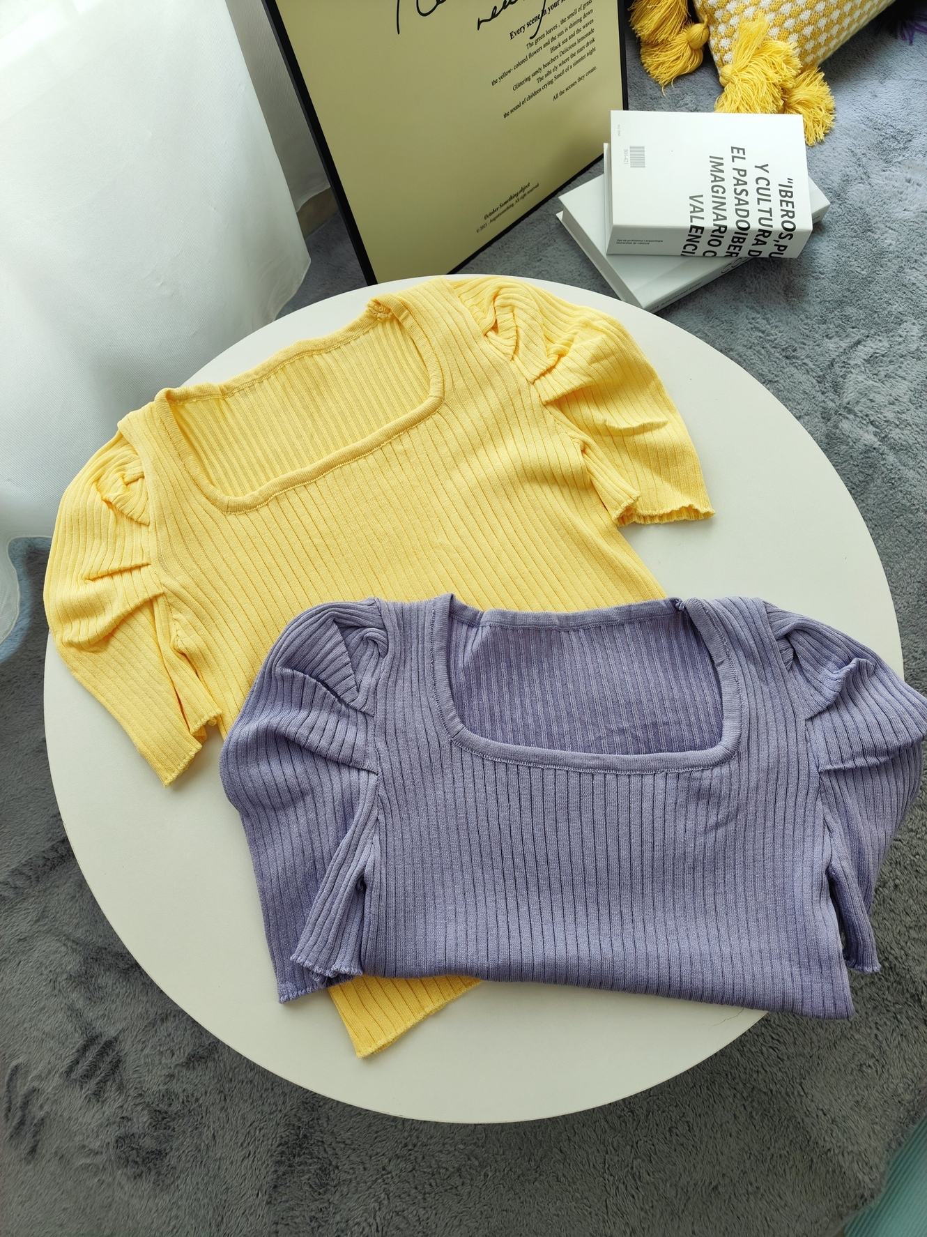 Stella Puff Sleeve Top 心机方领泡泡袖上衣*5Colors