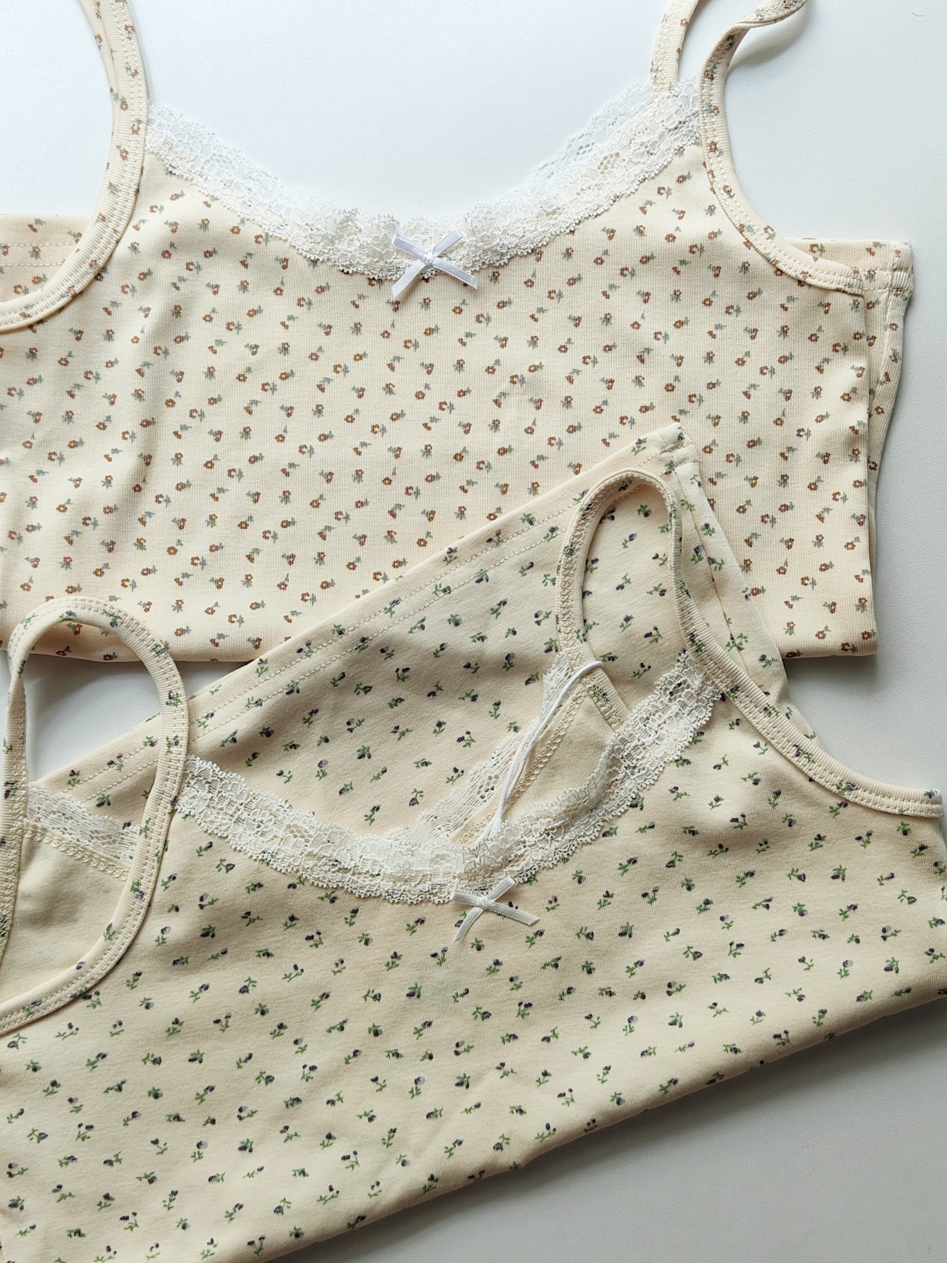 Vintage Floral Lace Cami 碎花蕾丝小吊带*3 Colors