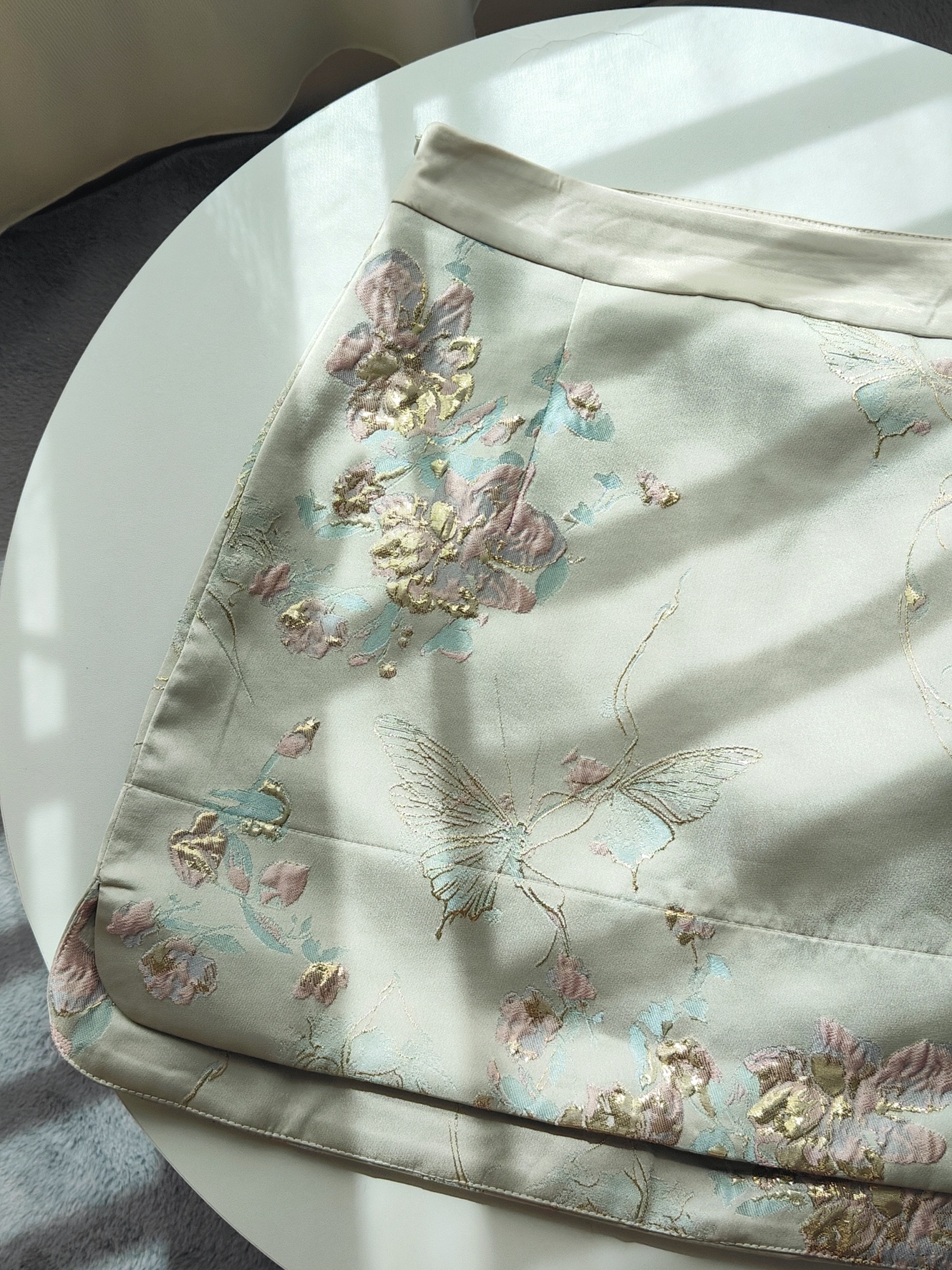 Vintage Jacquard Skirt  中式提花半身裙*只剩M