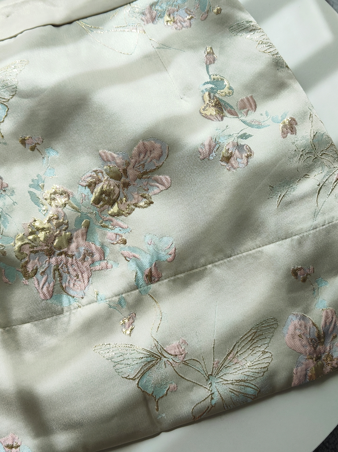 Vintage Jacquard Skirt  中式提花半身裙*只剩M
