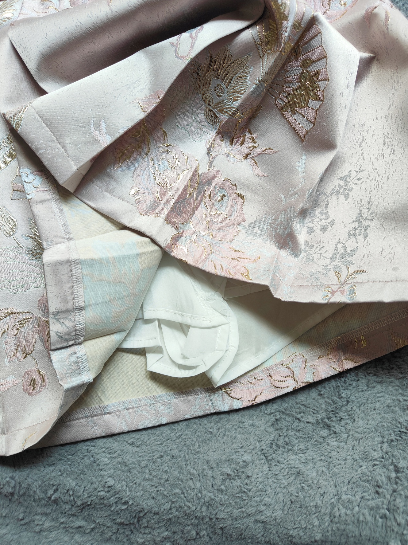 Floral Jacquard Satin Skirt缎面提花马面裙*2 Colors