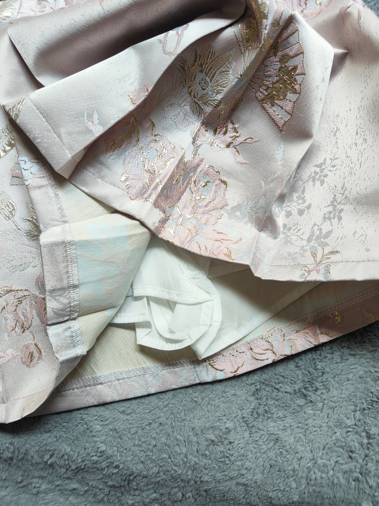 Floral Jacquard Satin Skirt缎面提花马面裙*2 Colors