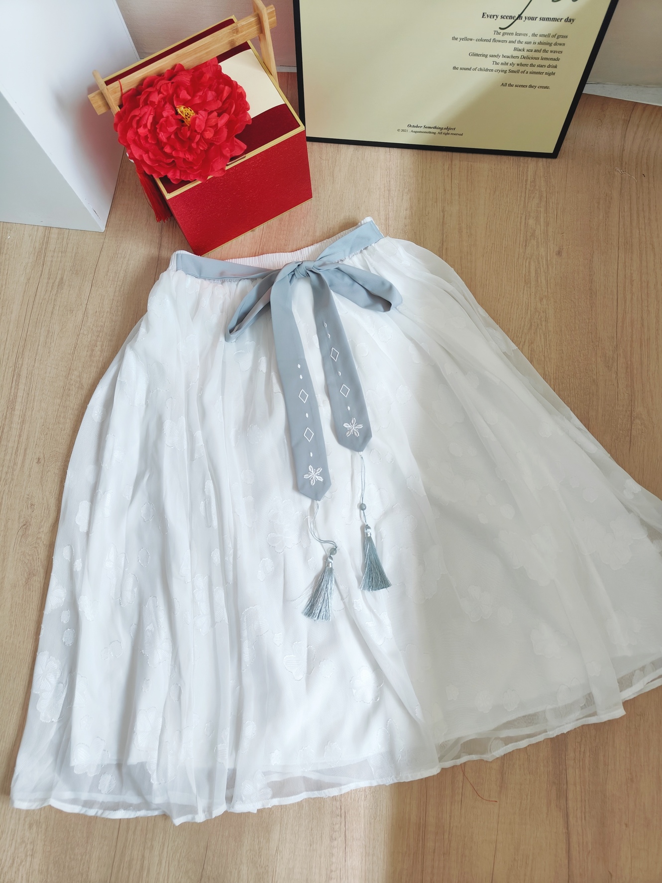 Retro Embroidery Hanfu Set 绣花民国风两件套