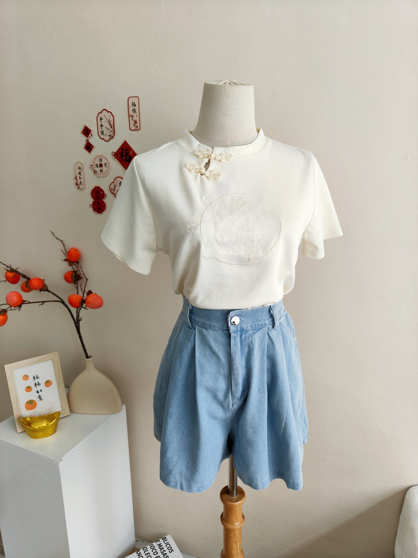 Fit Jacquard Crop Top 提花收腰T恤*3 Colors