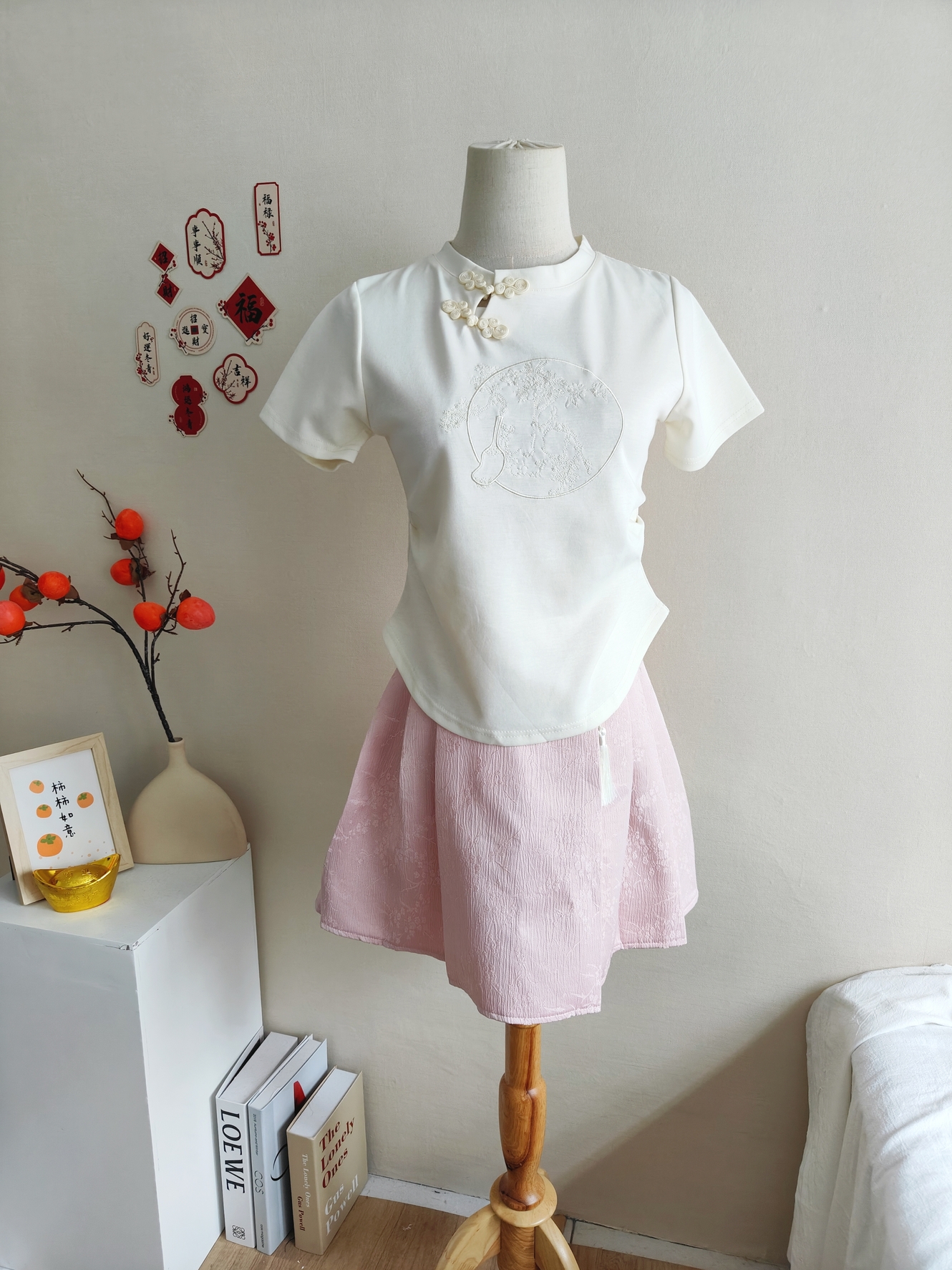 Fit Jacquard Crop Top 提花收腰T恤*3 Colors