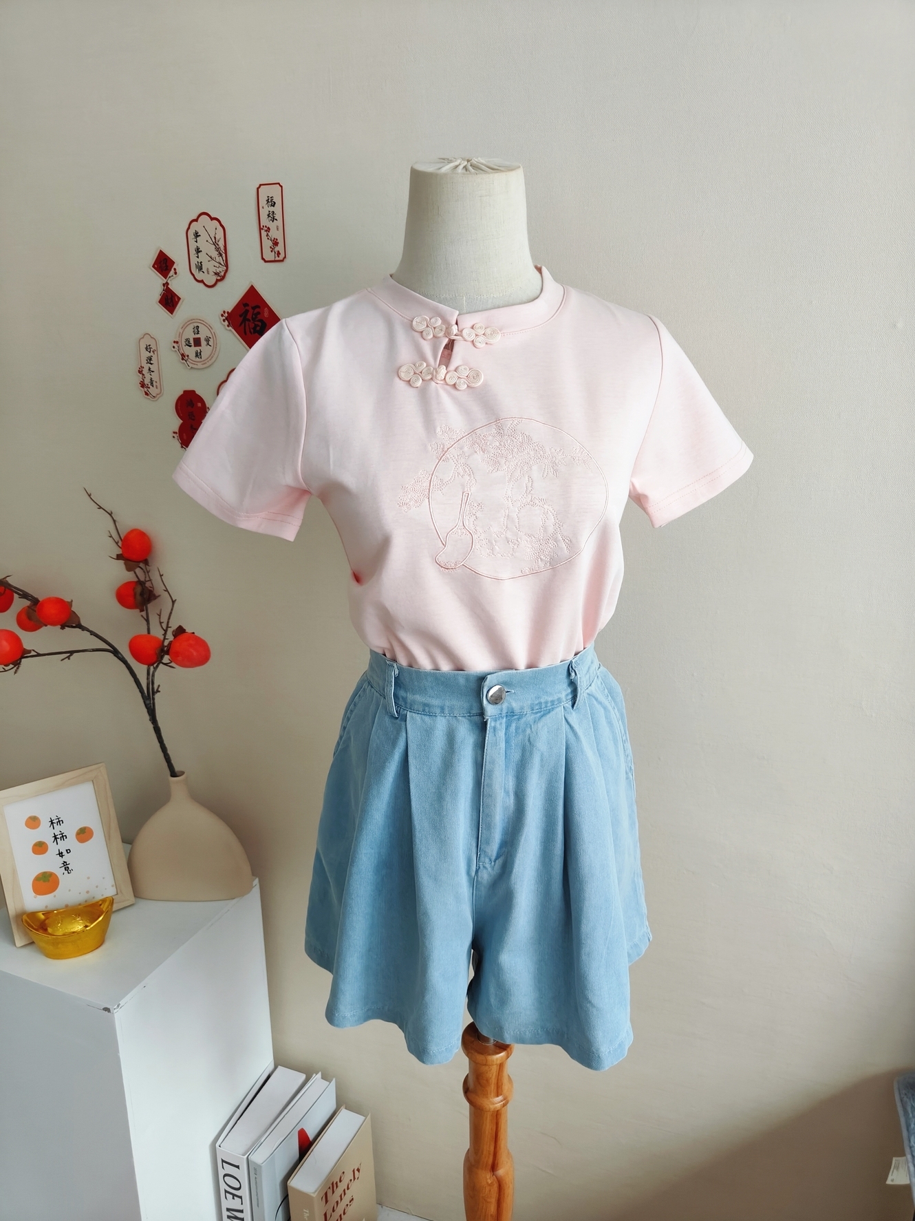 Fit Jacquard Crop Top 提花收腰T恤*3 Colors