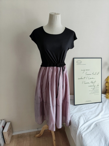 Belle A-Line Dress 法式连衣裙* 2Colors