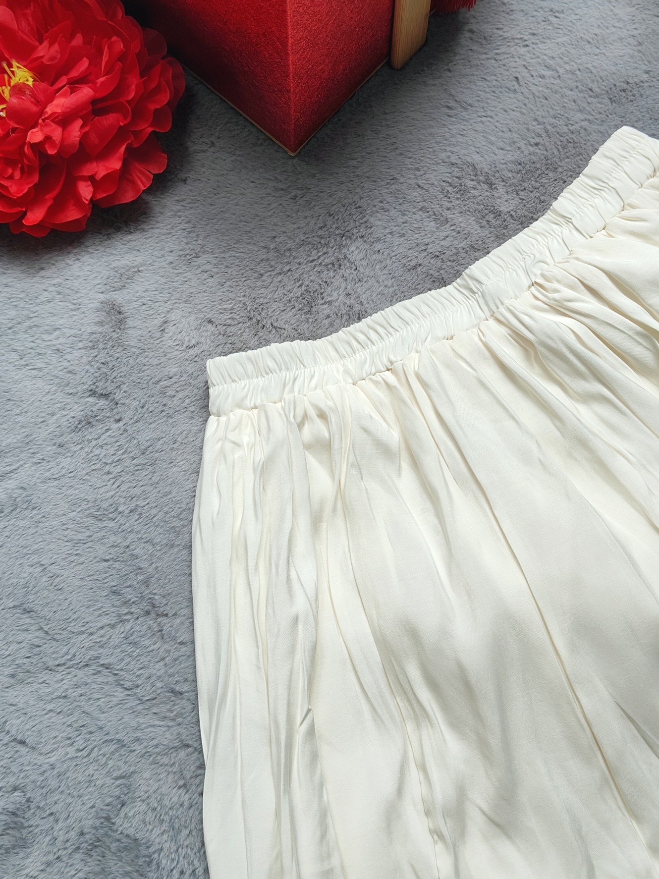 Classic Chinese Two-Piece Set 竹影中式短袖上衣+半身裙两件套