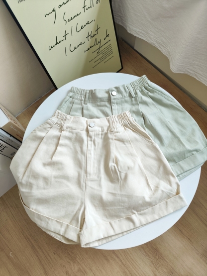 Sweet Candy Shorts 糖果色直筒短裤*4Colors