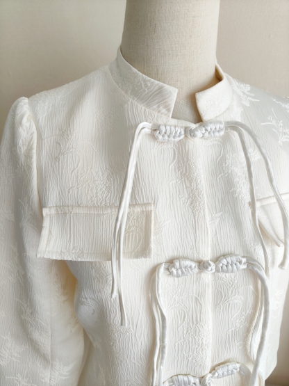 Long Sleeve Pleat Skirt Two-Piece Set 长袖百褶裙2件套* Size S