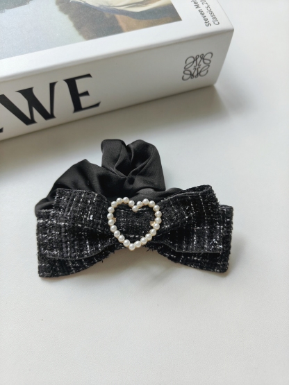 Classic Bow Hairband 小香风粗花气质蝴蝶结发圈*2Colors