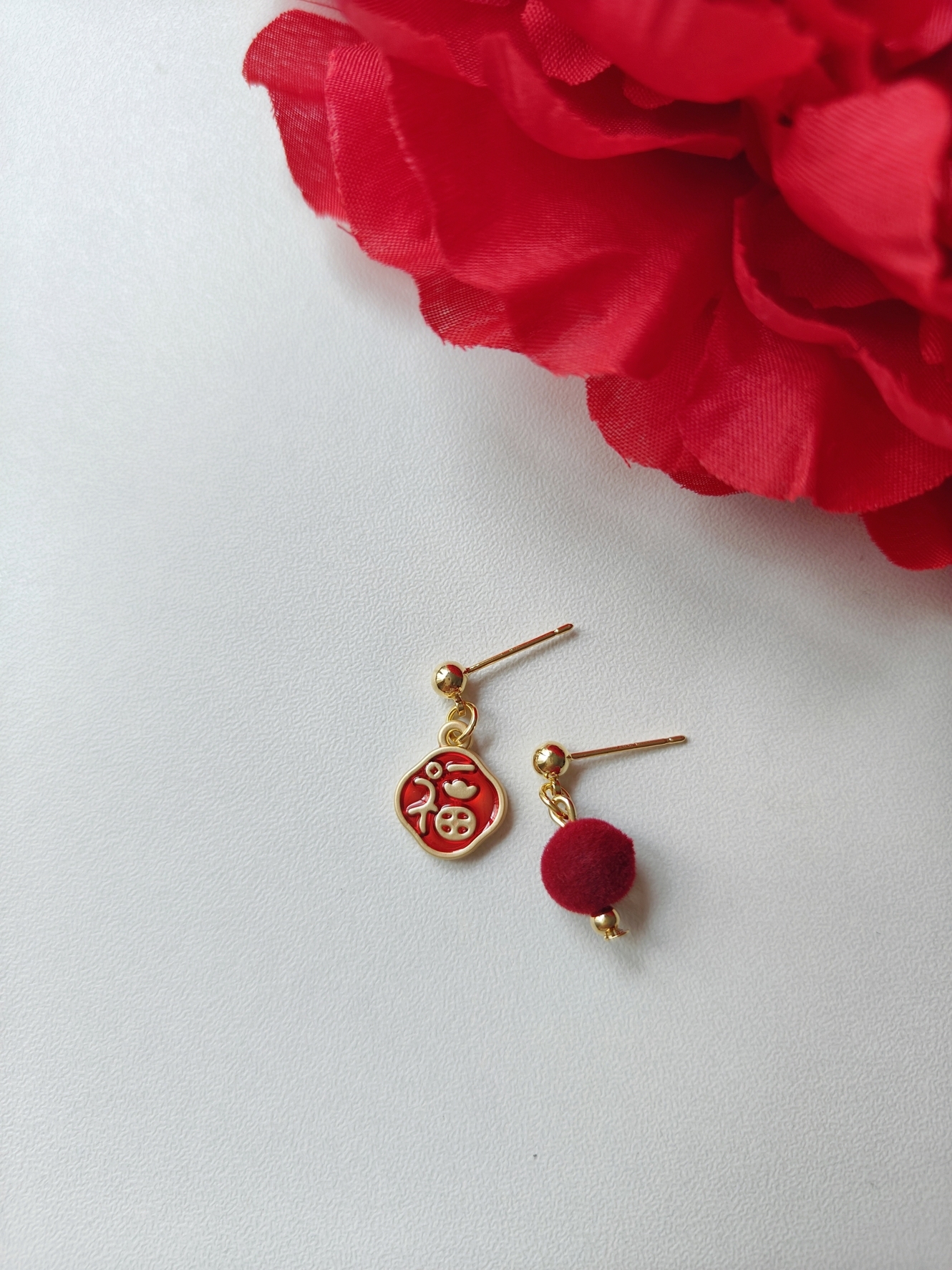 Festive Bloom Earrings 过年款耳环
