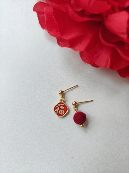 Festive Bloom Earrings 过年款耳环