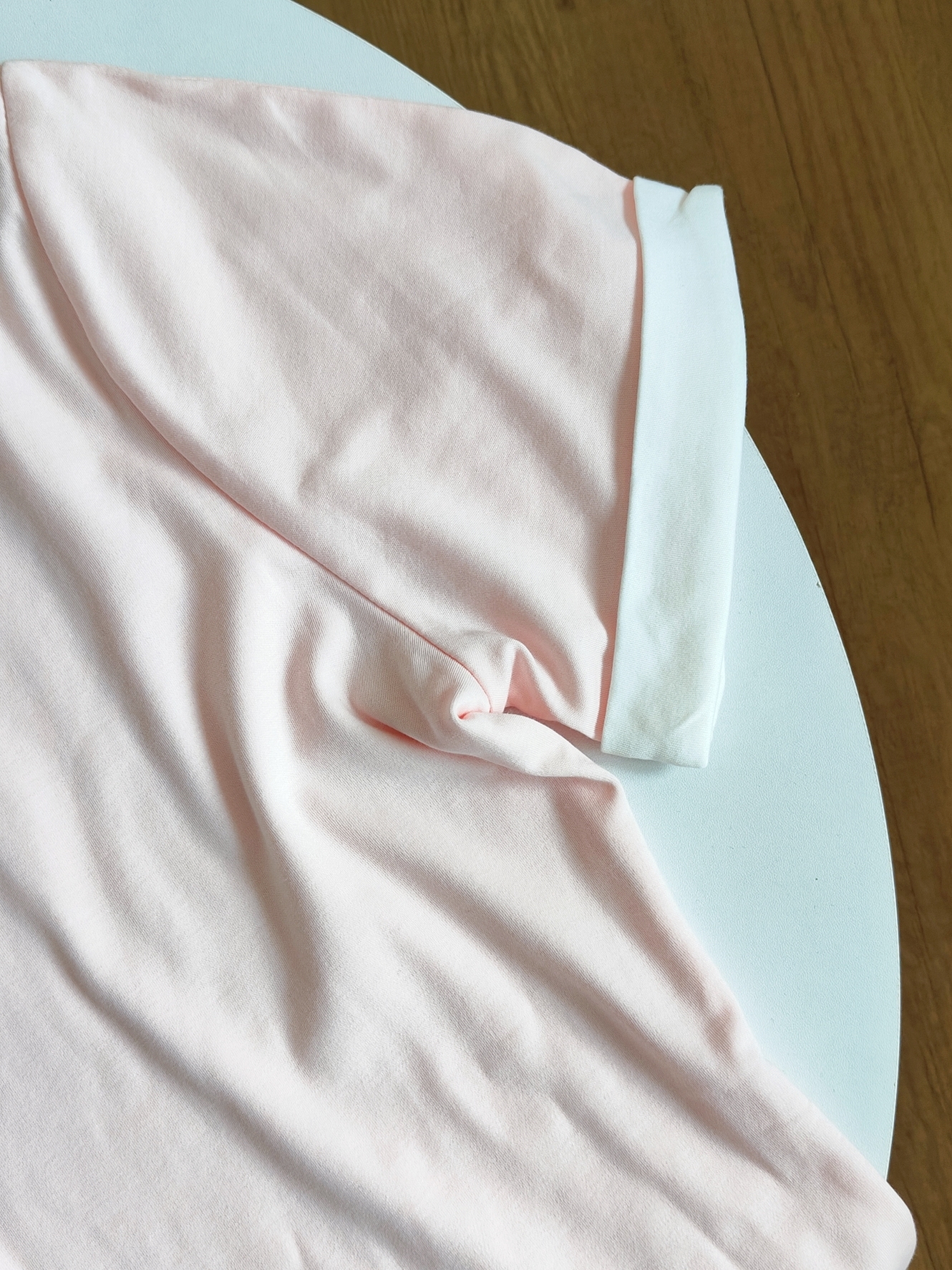 Ice Cream Color Bow Tee 冰淇淋色拼接蝴蝶结T恤*2 Colors