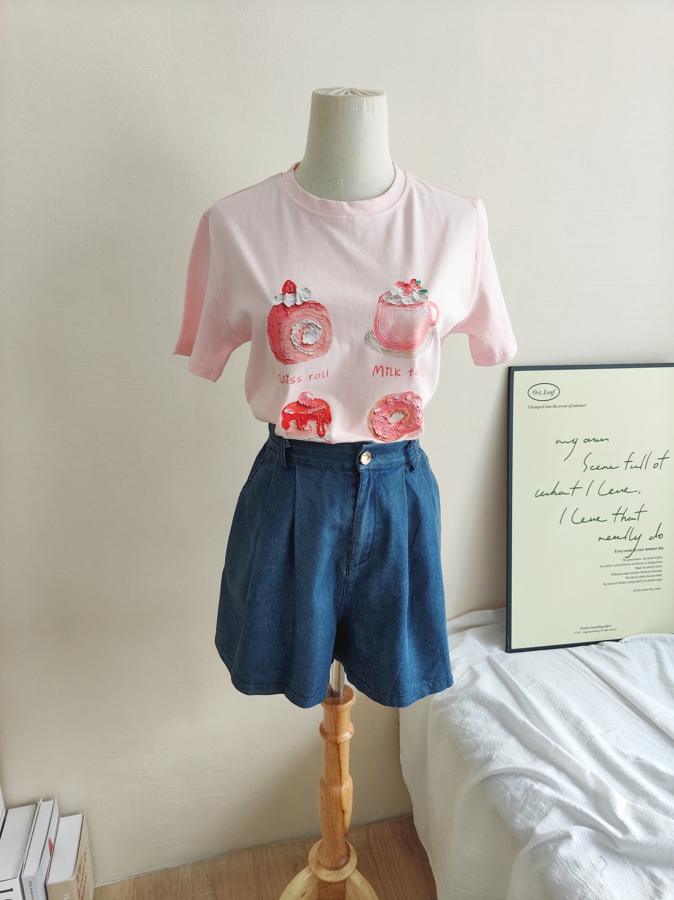 Letters Graphic Tee 油画字母短袖Tee*3 Colors