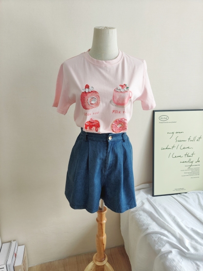 Letters Graphic Tee 油画字母短袖Tee*3 Colors