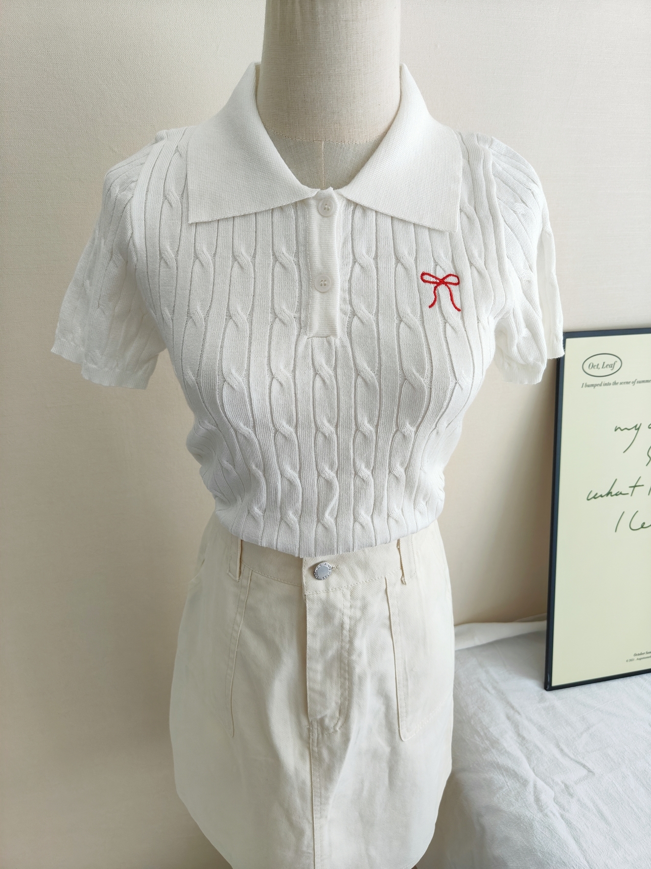 Bow-Knot Knit Top 蝴蝶结针织上衣