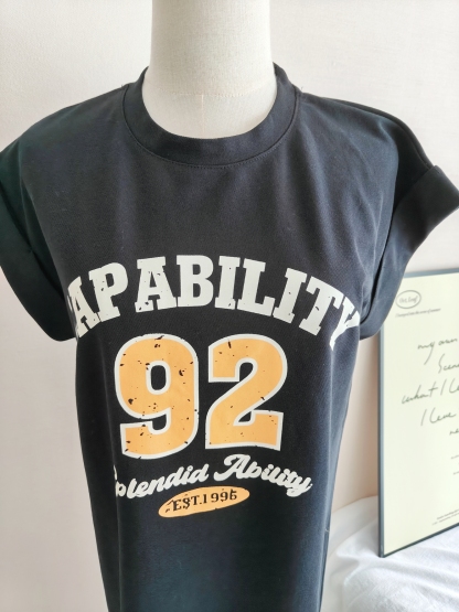 Letter Print Dress 字母印花连衣裙