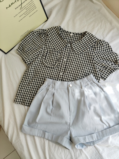 Vintage Doll Collar Shirt 复古娃娃领衬衫 