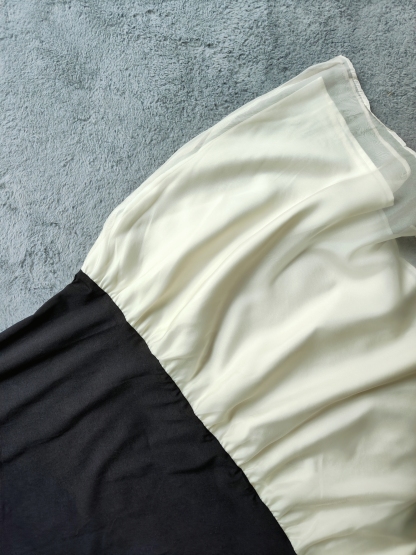 Casual Tee Combo Dress 仙气飘飘~T恤拼接连衣裙 