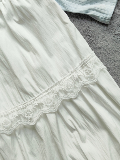 Calista Cardigan &  Skirt Three-Piece Set 温柔系开衫吊带半身裙三件套*附飘带 * 2 Colours