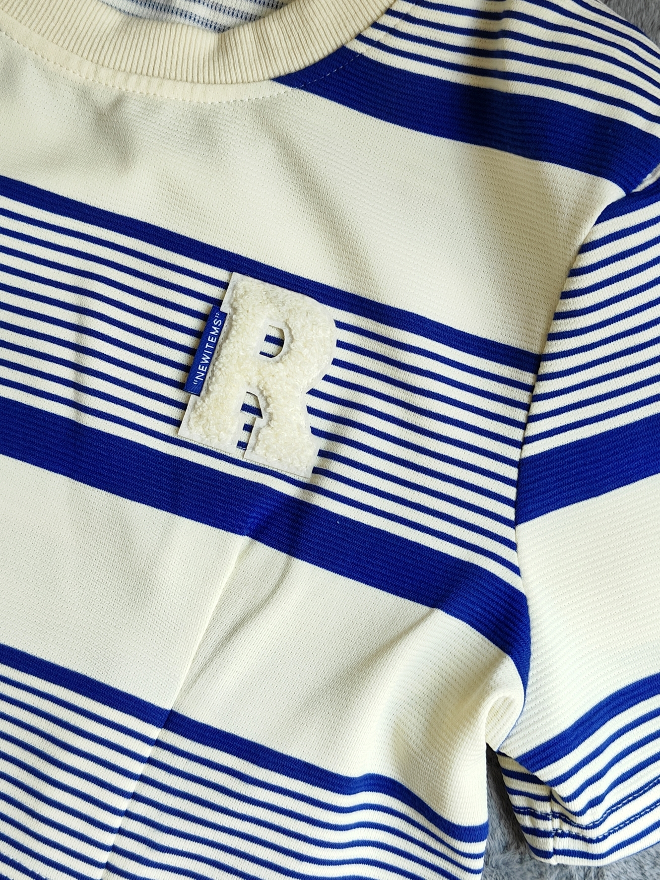 Faux Two-Piece Striped Tee Dress 假两件条纹T恤连衣裙*2Colors