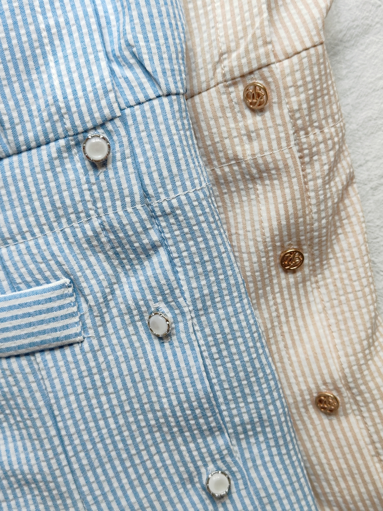 Nina Striped Shirt Dress 文艺范~条纹衬衫连衣裙*2Colors