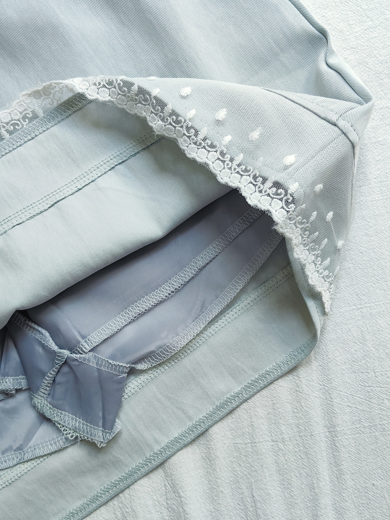 Lace Trim High-Waist A-Line Skirt 高腰蕾丝花边A字裙* 3 Colors