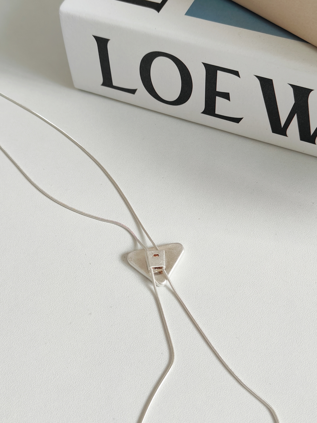 Geometric Adjustable Long Chain 小众几何抽拉式长款项链