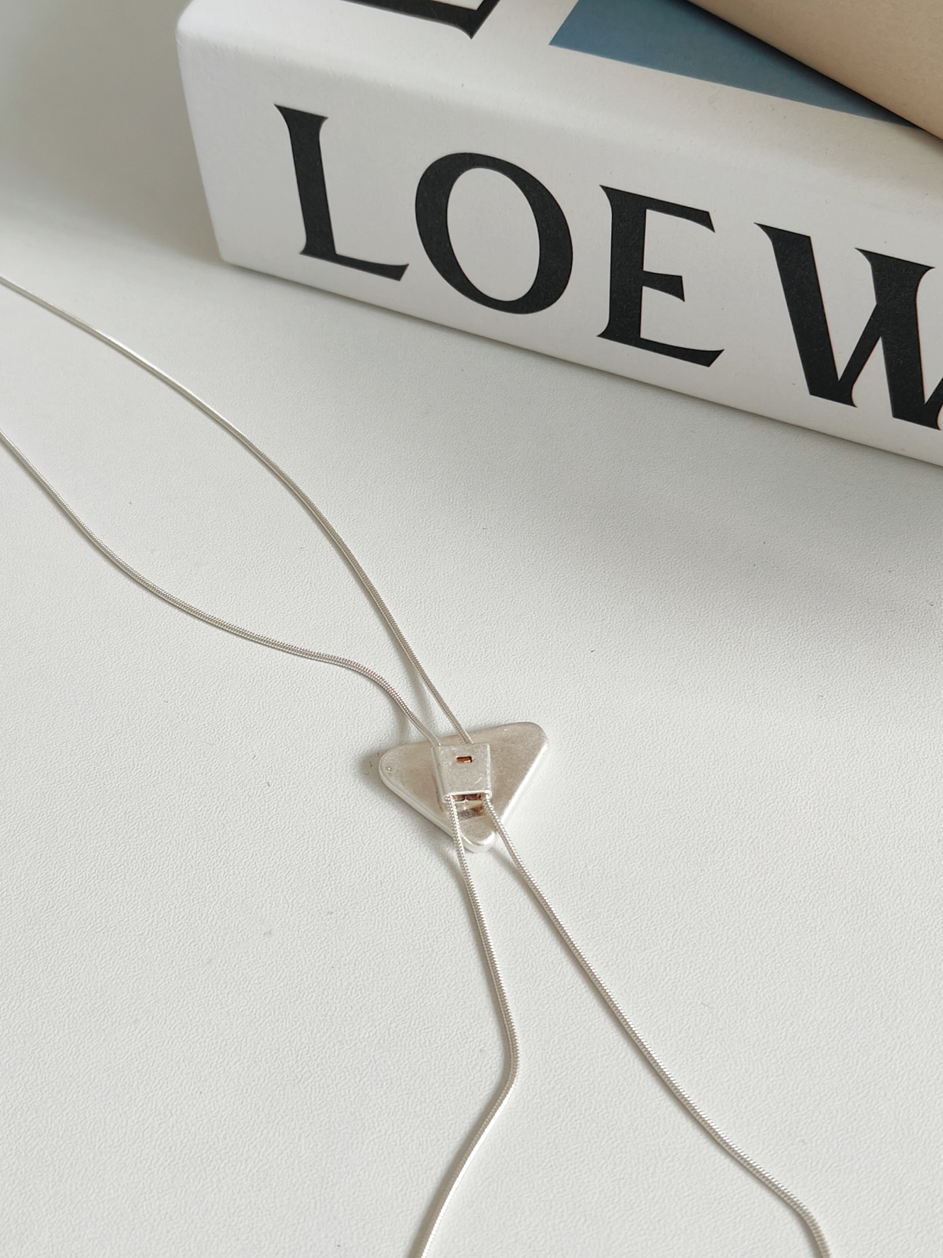 Geometric Adjustable Long Chain 小众几何抽拉式长款项链