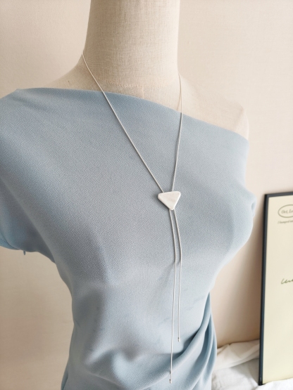 Geometric Adjustable Long Chain 小众几何抽拉式长款项链