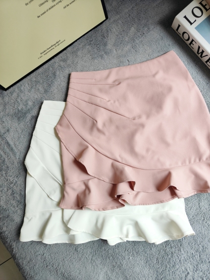 Clarissa  Ruffle Skirt 不规则荷叶边半身裙* 3 Colors