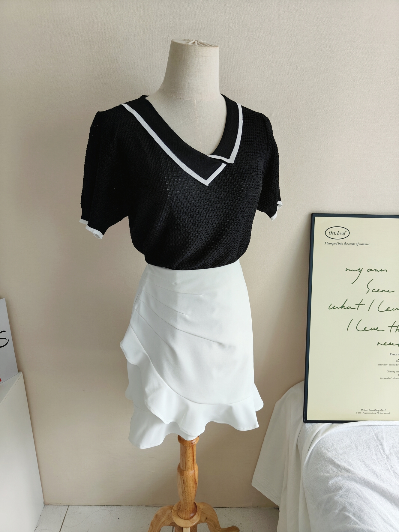 Clarissa  Ruffle Skirt 不规则荷叶边半身裙* 3 Colors