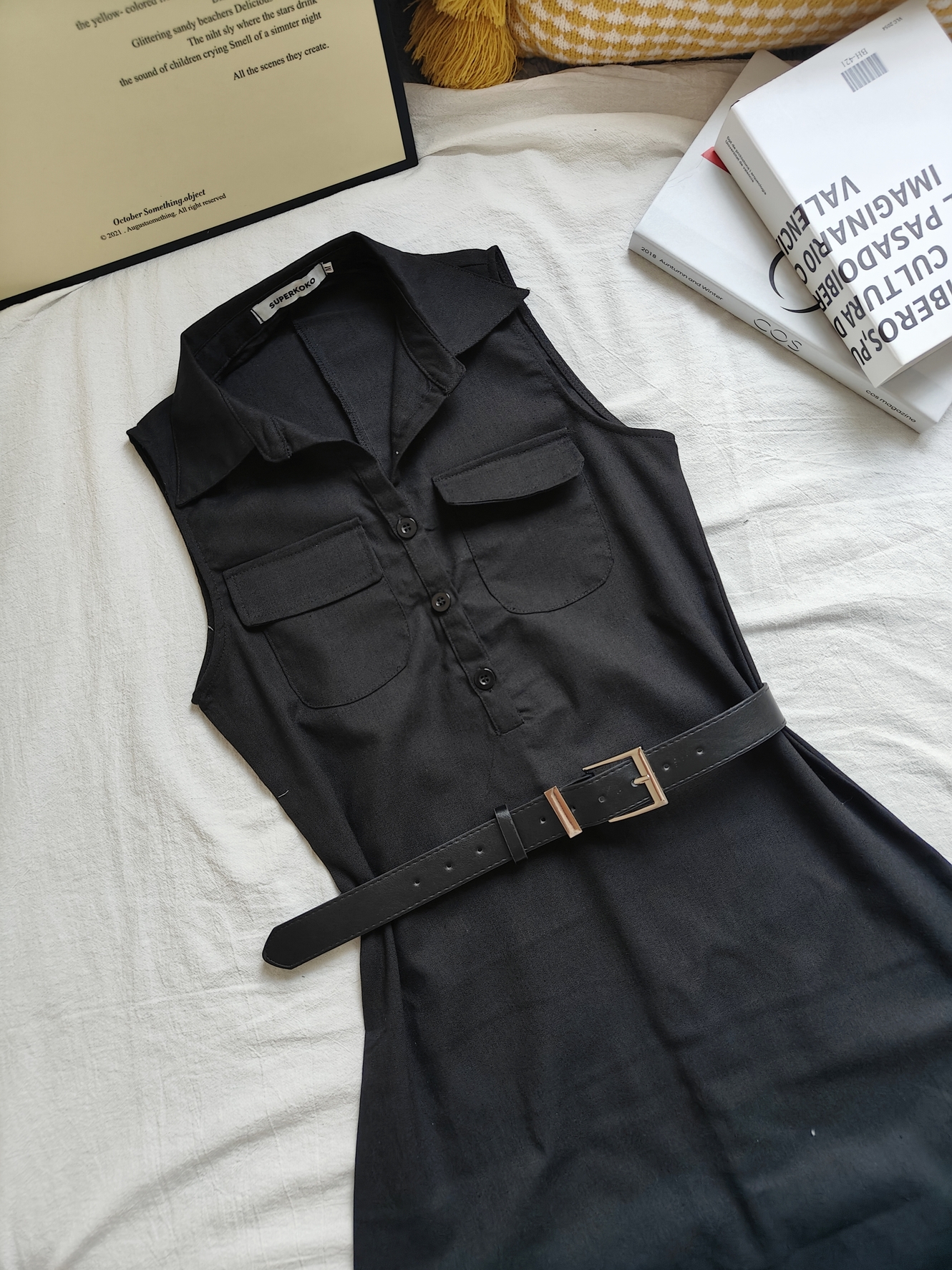 Eveline Sleeveless Dress 高级感无袖连衣裙*2Colors