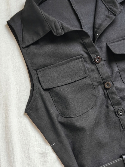 Eveline Sleeveless Dress 高级感无袖连衣裙*2Colors