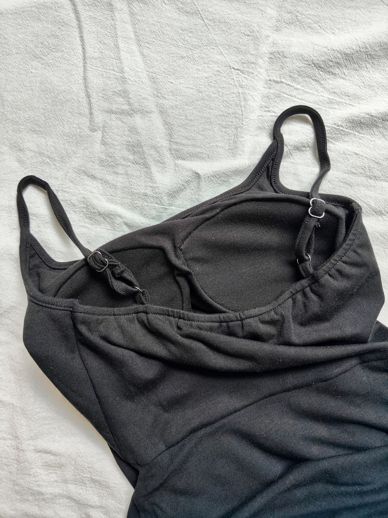 系腰假两件连衣裙*2 Colors 带胸垫