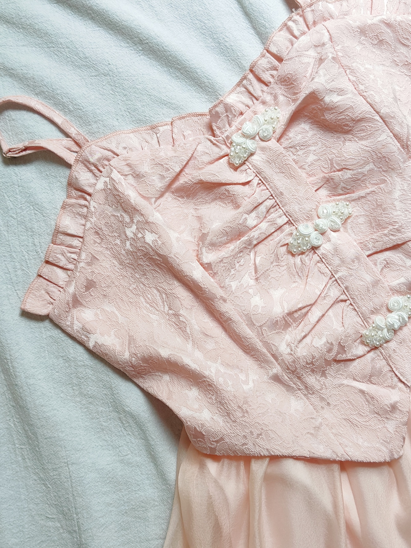 Rose Sweet Fairy Maxi Dress 蔷薇甜美仙气长裙