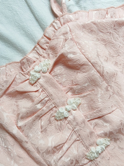 Rose Sweet Fairy Maxi Dress 蔷薇甜美仙气长裙