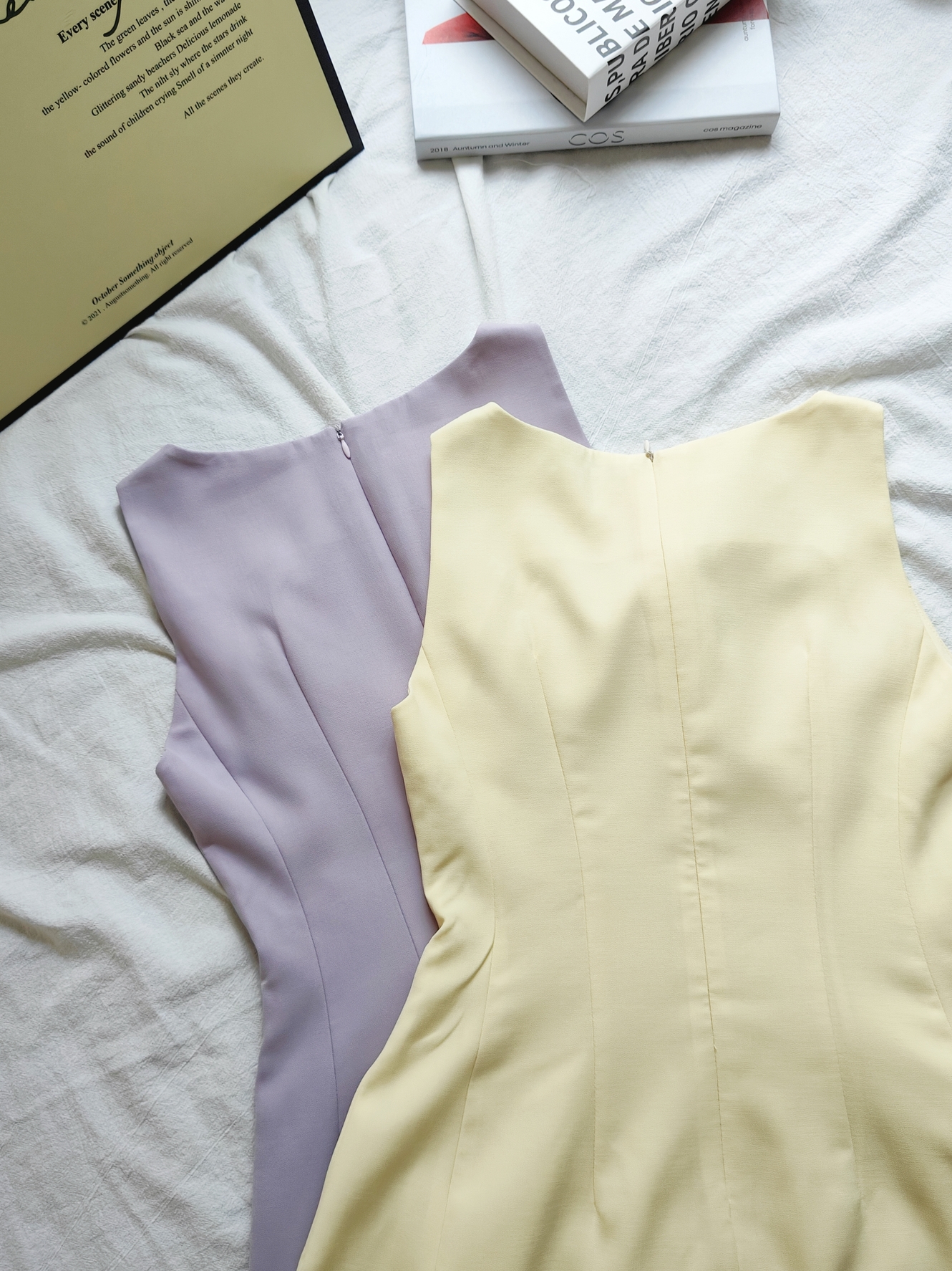 Avenna Round Neck Waist Dress 纯色圆领收腰连身裙*7 Colors