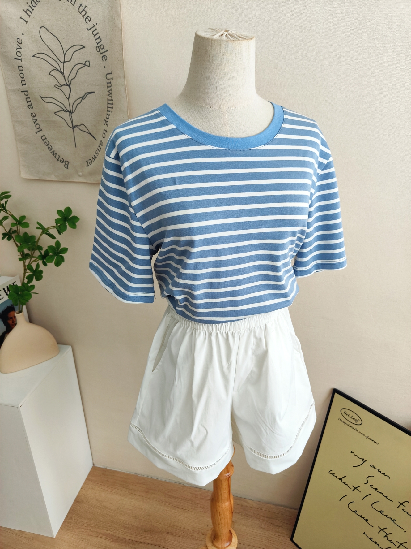 Vintage Stripe T-shirt 撞色复古条纹短袖t恤*5 Colors