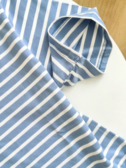 Vintage Stripe T-shirt 撞色复古条纹短袖t恤*5 Colors