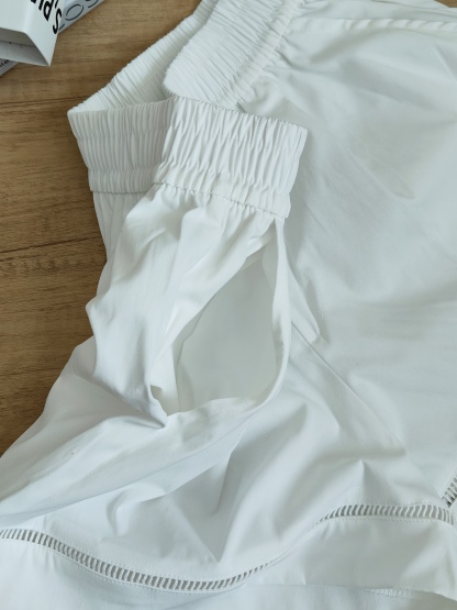 Eyelet A-Line Shorts 镂空A字短裤*4 Colors