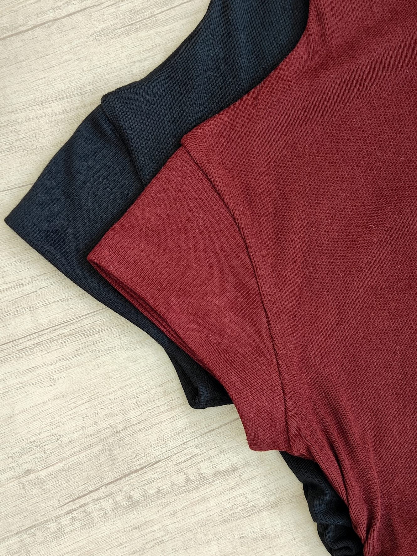 Slim Fit Mock Neck Short Sleeve Tee 半高领超美体态短袖T*10 Colors