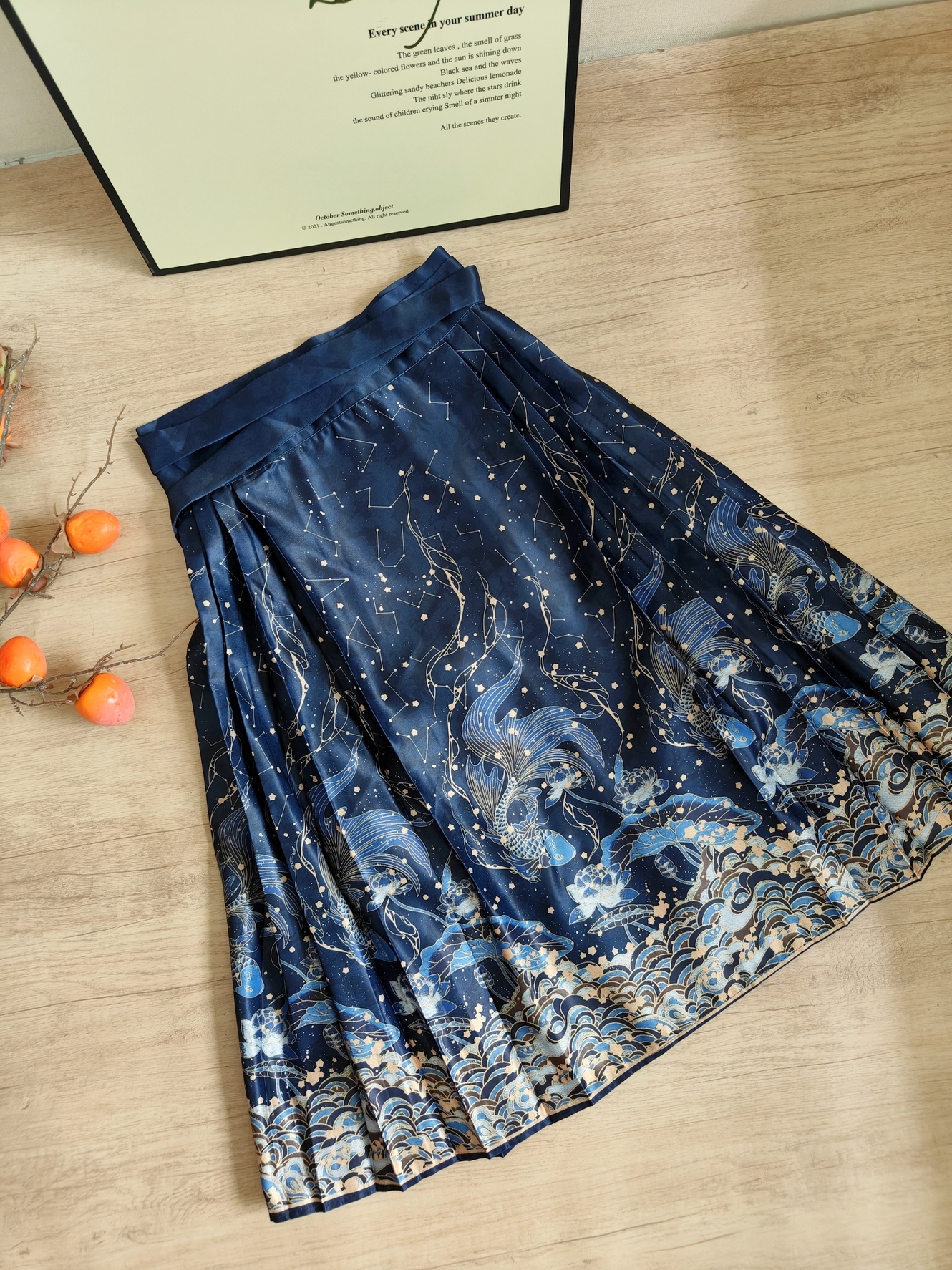 Dreamy Galaxy horse-face pleated skirt Set梦幻星河马面裙【套装】*短款*长款