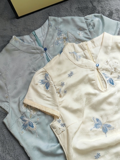 Elowen Embroidered Cheongsam气质温婉刺绣旗袍*2 Colors