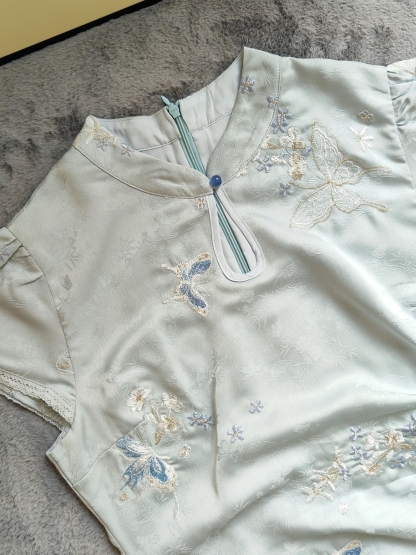 Elowen Embroidered Cheongsam气质温婉刺绣旗袍*2 Colors
