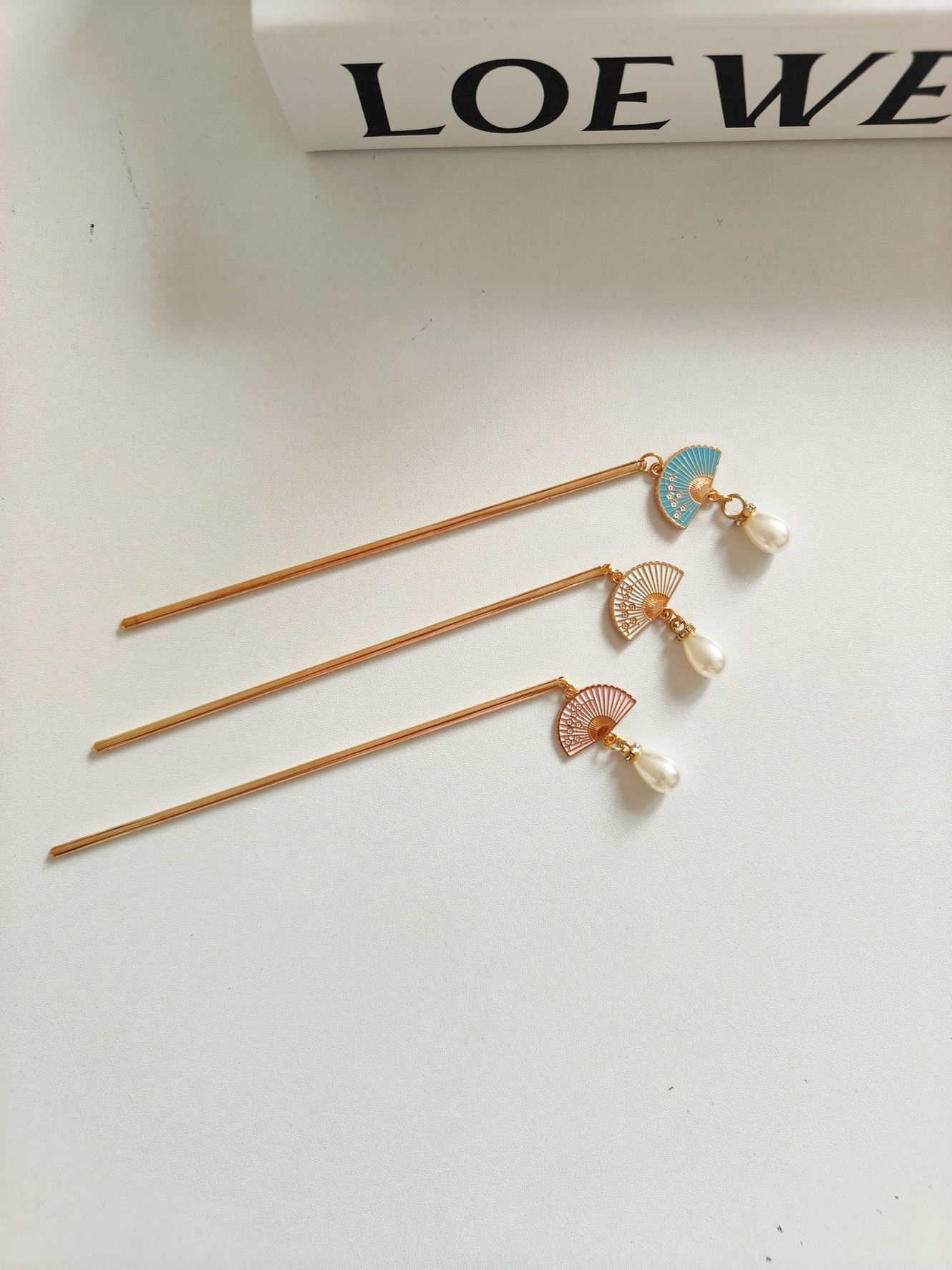 Fan Tassel Hairpin 扇子步摇发簪*3 Colors