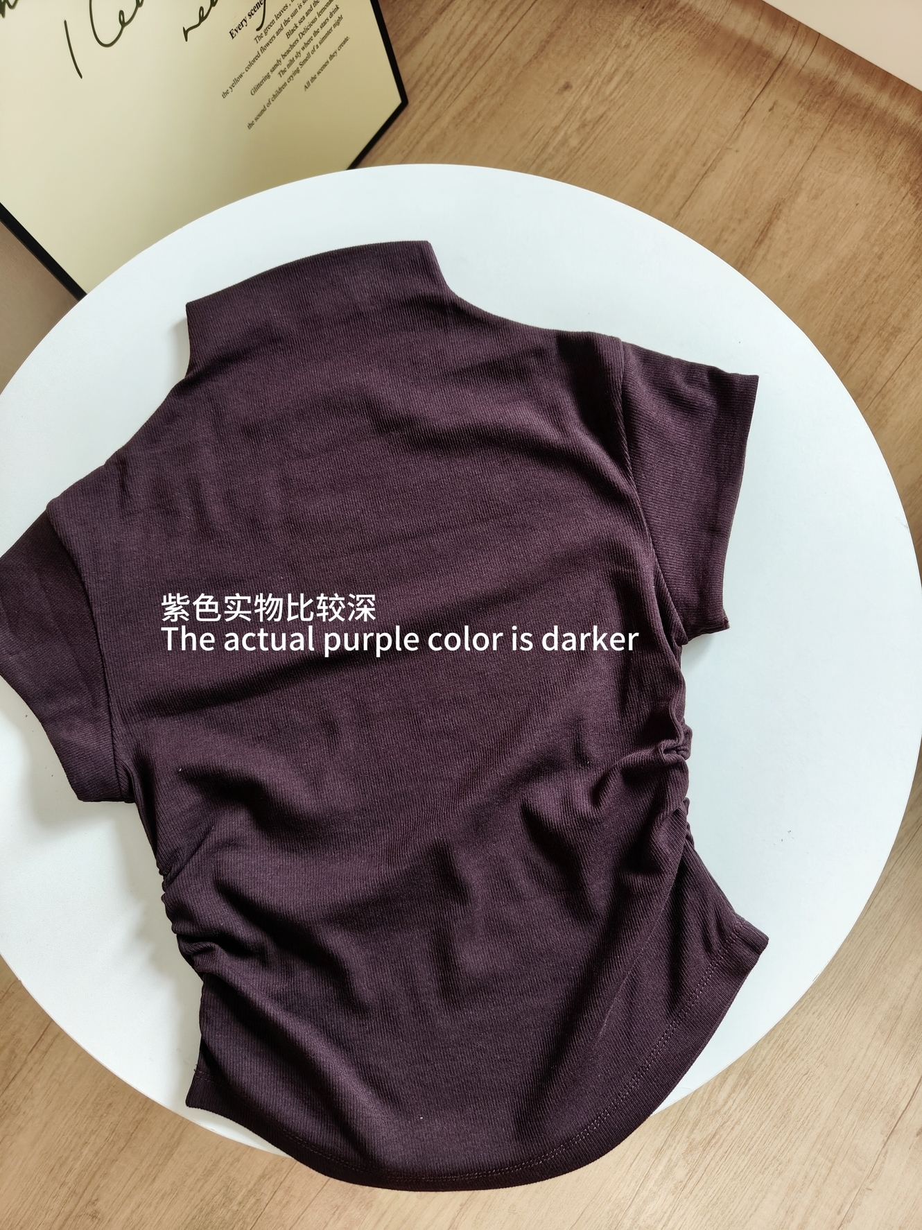 Slim Fit Mock Neck Short Sleeve Tee 半高领超美体态短袖T*9Colors