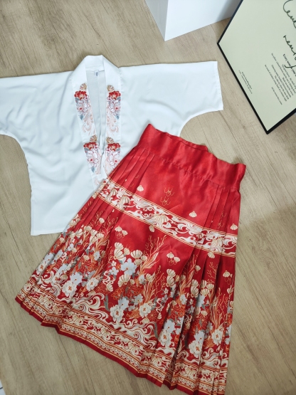 5698 Midi Horse-face skirt Set中长款马面裙套装